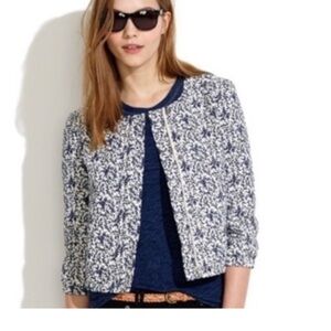 Madewell Floral Quilted Bomber jacket Size S